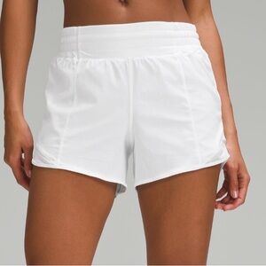 Lululemon Hotty Hot White Shorts